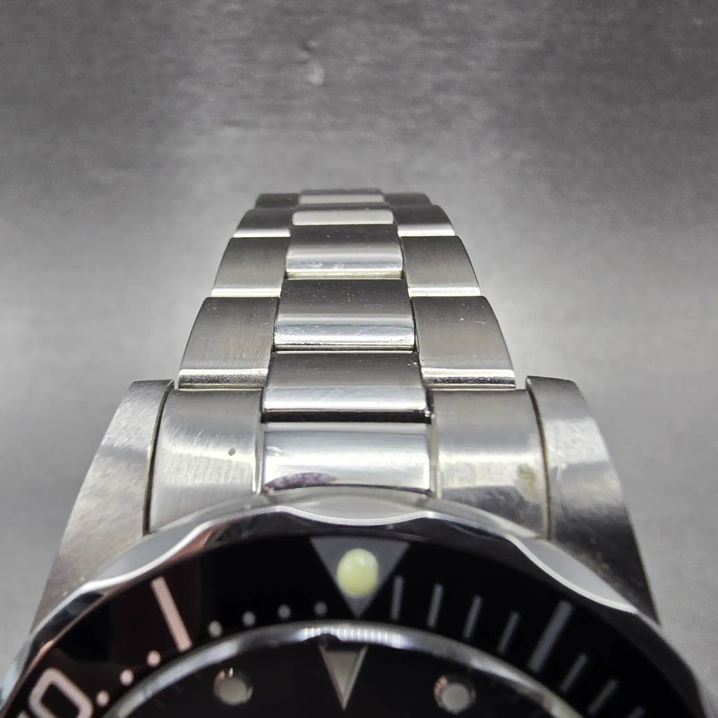 Invicta Pro Diver Watch Men 40mm Black Dial Steel Date Round Automatic Runs HJB4