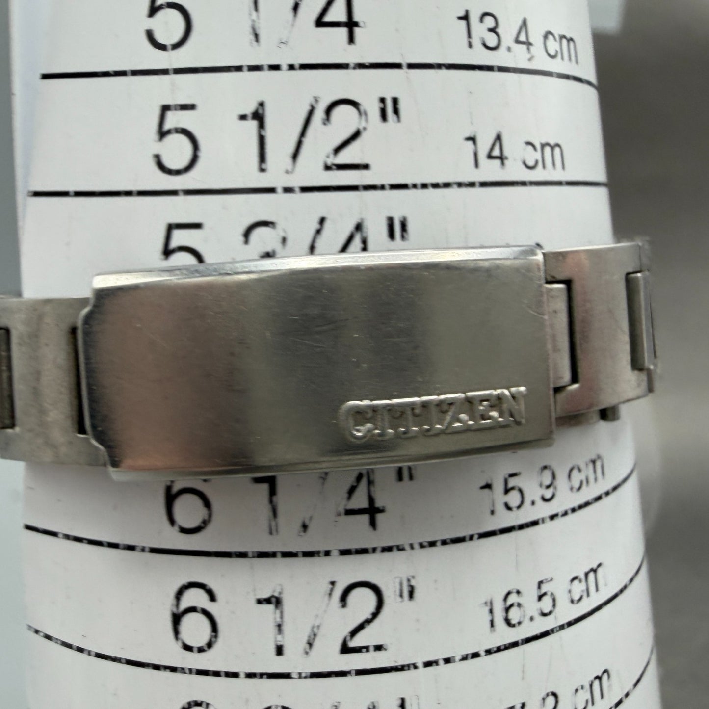 Citizen Cosmostar Watch Women 24mm Gray Dial Silver Date Manual READ!!! 4-61062810