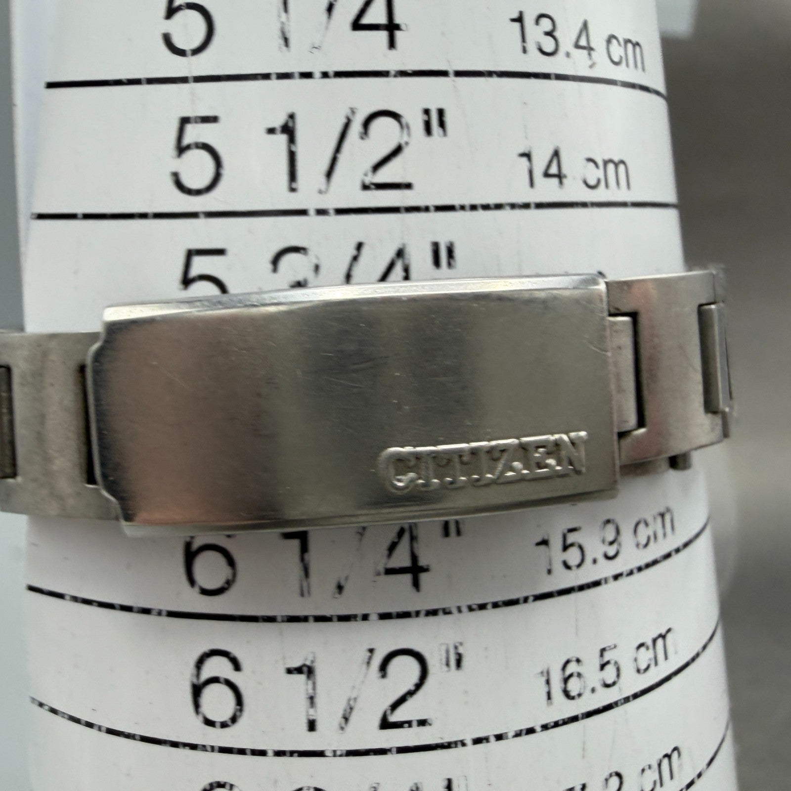 Citizen Cosmostar Watch Women 24mm Gray Dial Silver Date Manual READ!!! 4-61062810