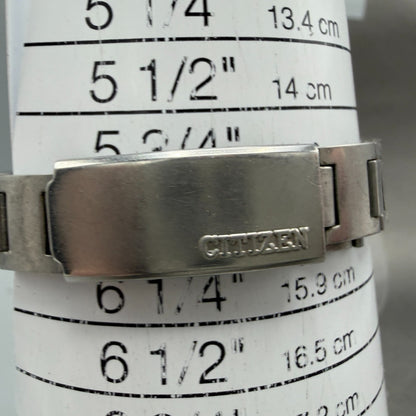 Citizen Cosmostar Watch Women 24mm Gray Dial Silver Date Manual READ!!! 4-61062810