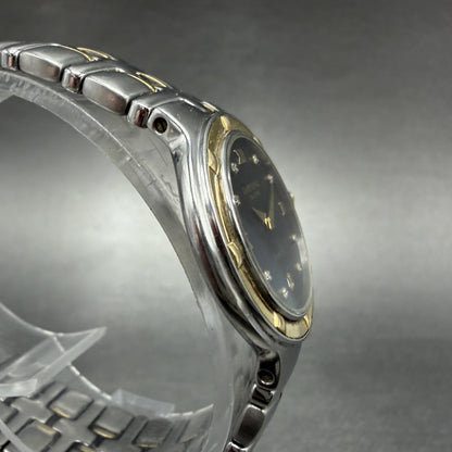 Raymond Weil Parsifal Watch Women 27mm Black Dial Two Tone Date 9990 New battery3