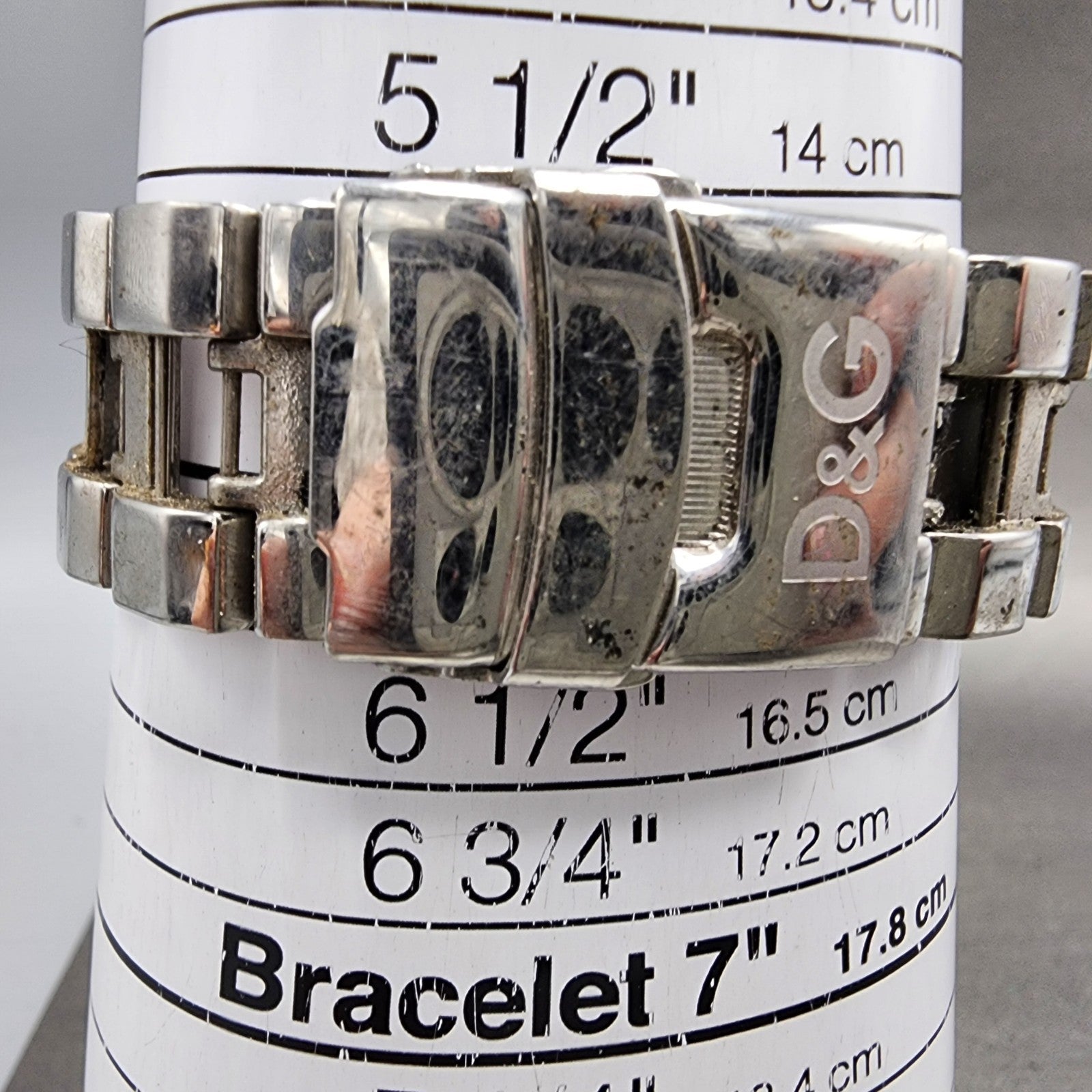 Dolce Gabbana Ibiza Watch Men 42mm Silver Dial Silver Tone Round  New Battery9