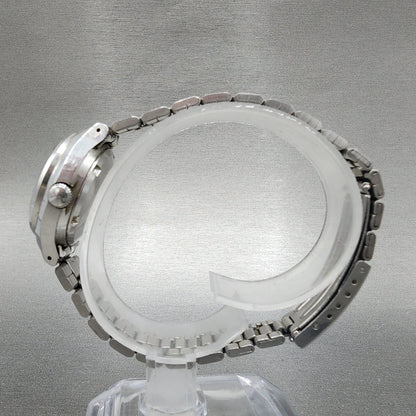 Seiko Automatic Watch Women 27mm Blue Dial Stainless Steel Daydate Round Runs