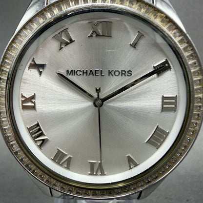 Michael Kors Blake Watch Women 42mm Silver Dial Silver Tone Round MK3243 NewBatt1