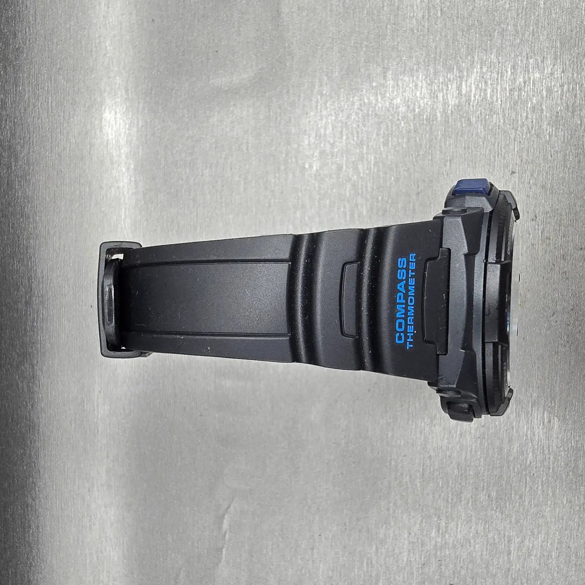 Casio SGW-500H Watch Men 46mm Black Blue Compass Thermometer Chrono New Battery4