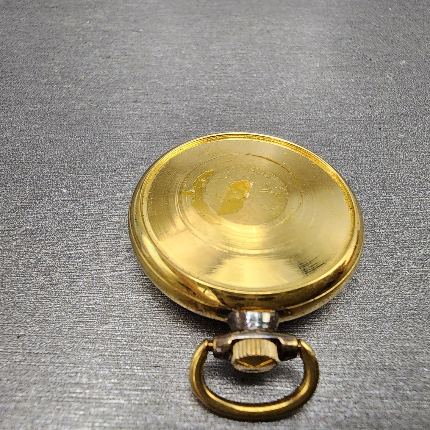 Citizen Pendant Watch Women 29mm Gold Dial Gold Tone Manual Wind Round Runs9