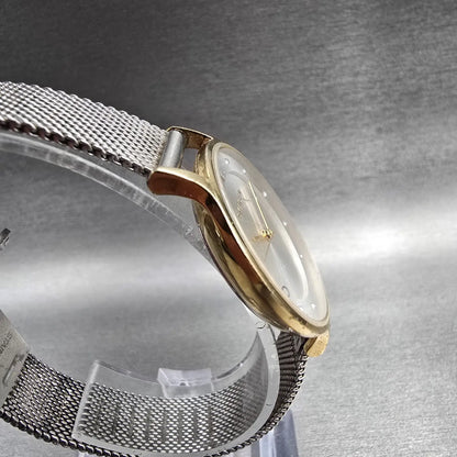 Skagen Anita Lille Watch Women 30mm Silver Dial Gold Tone SKW2340 New Battery3