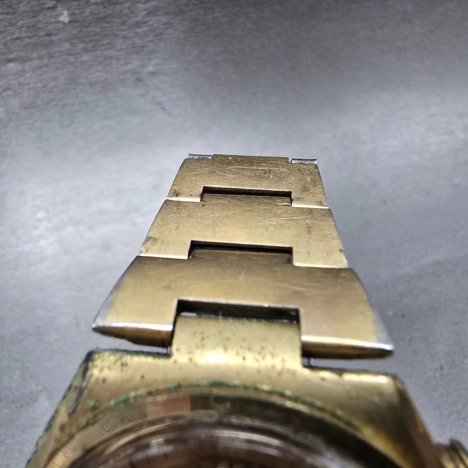 Seiko Bell-Matic Watch Men 39mm Gold Dial Gold Tone Daydate 4006-6049 Runs4