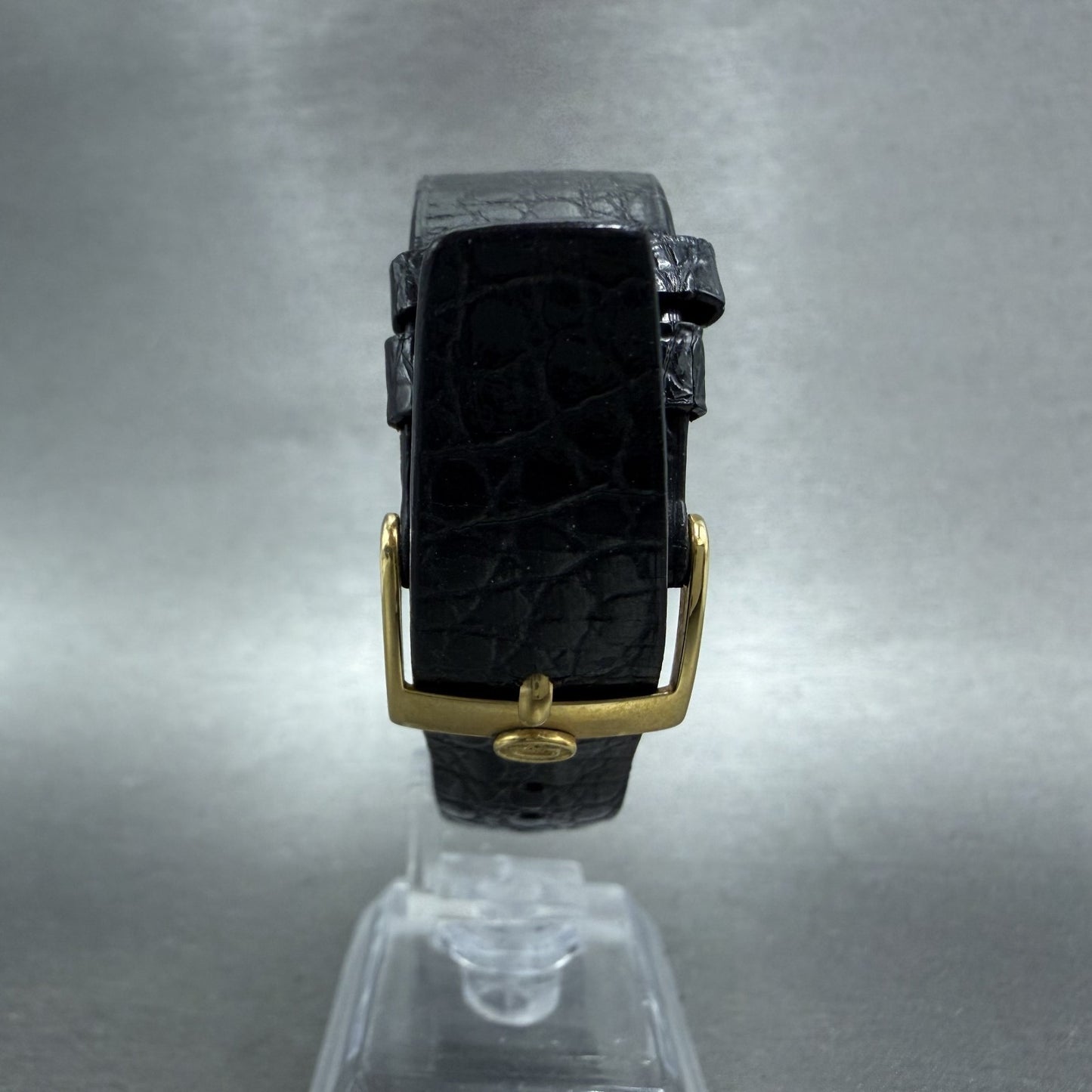 Concord Delirium Tank Watch Men 25mm Gold Dial Steel Rectangle 15-20-617 New Bat7