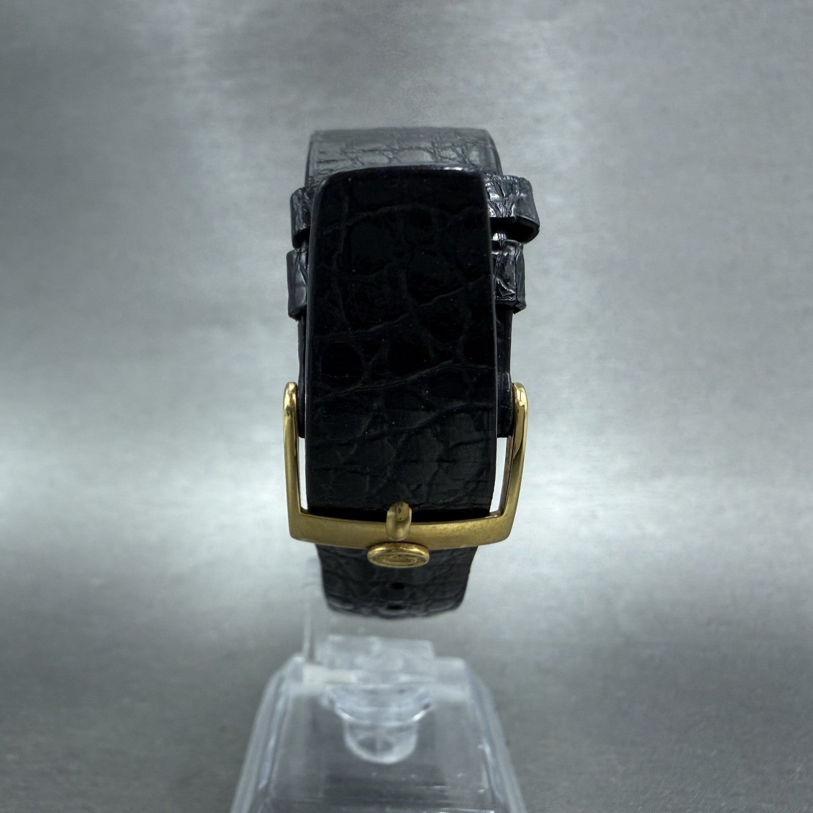 Concord Delirium Tank Watch Men 25mm Gold Dial Steel Rectangle 15-20-617 New Bat7