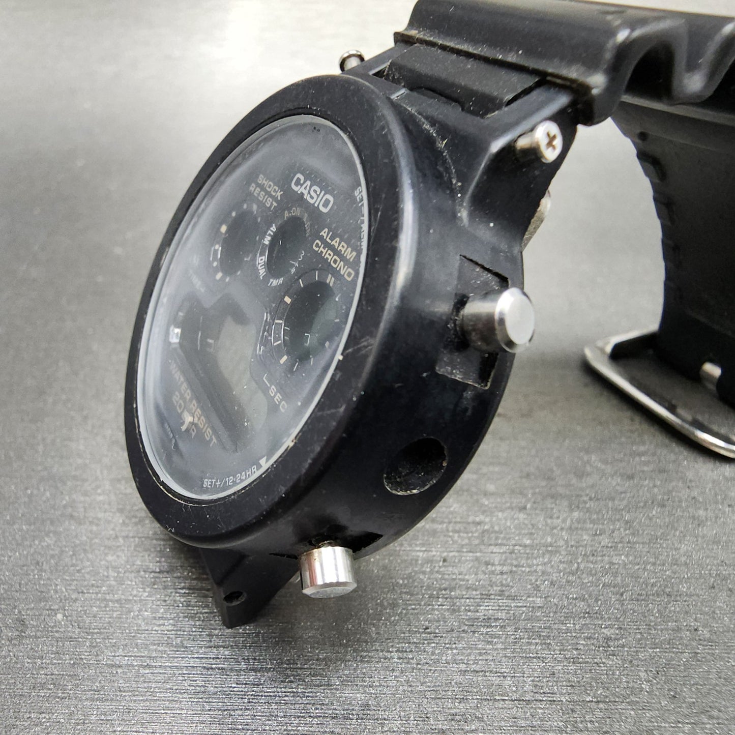 Casio GShock DW5900 Watch Men 39mm Digital Black Tone Round READ!! New battery2