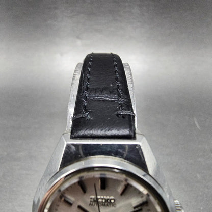 Seiko Automatic Watch Women 25mm Silver Dial Silver Daydate 2206-0480 Runs JP4