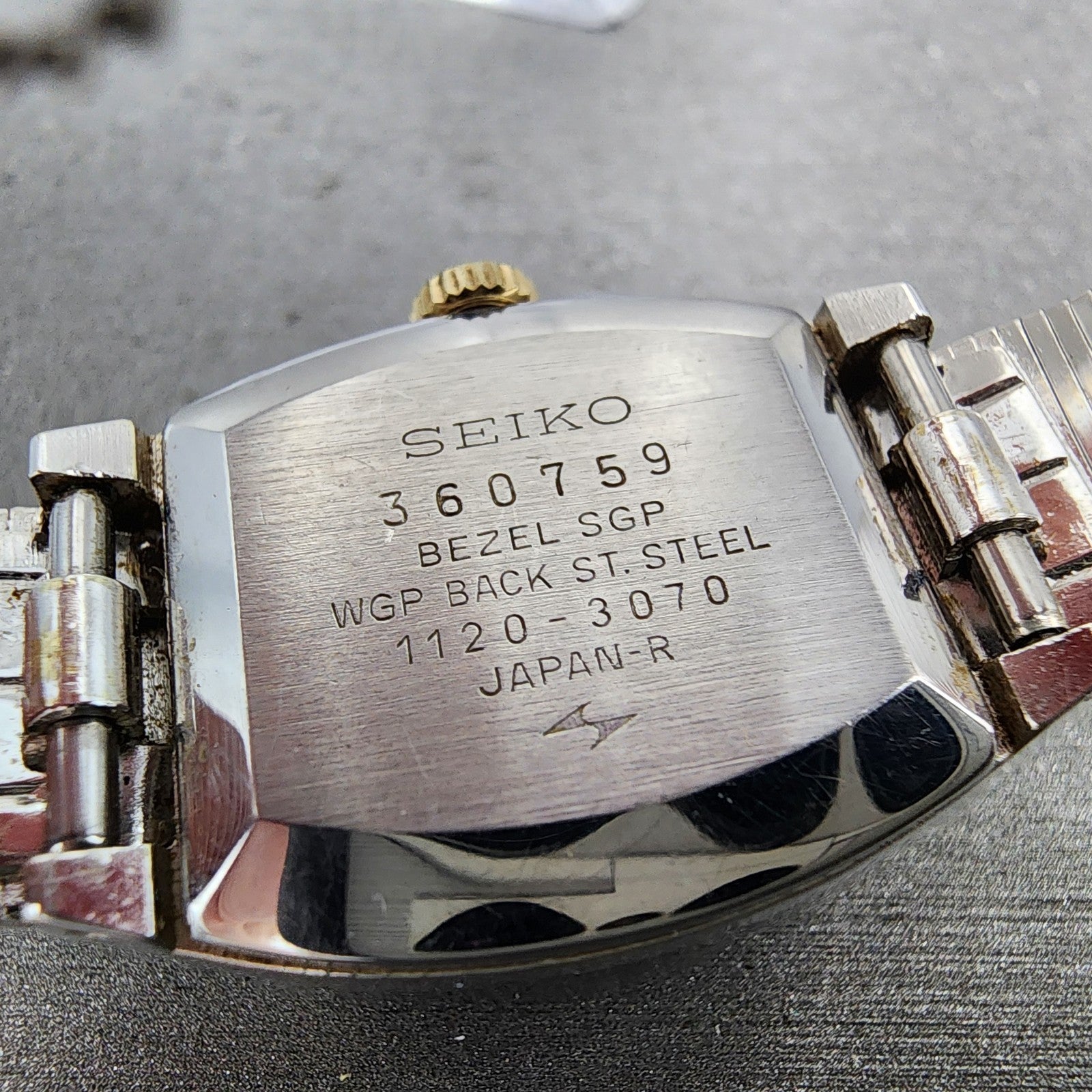 Seiko Watch Women 20mm Blue Dial Silver Tone Manual Rectangle 11203070 Runs10