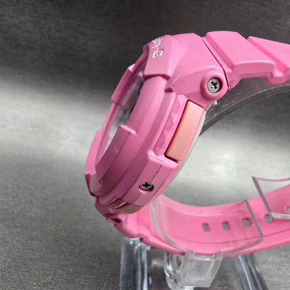 Casio Baby-G BGA-131 Watch Women 43mm Pink Chrono Alarm Round New Battery2