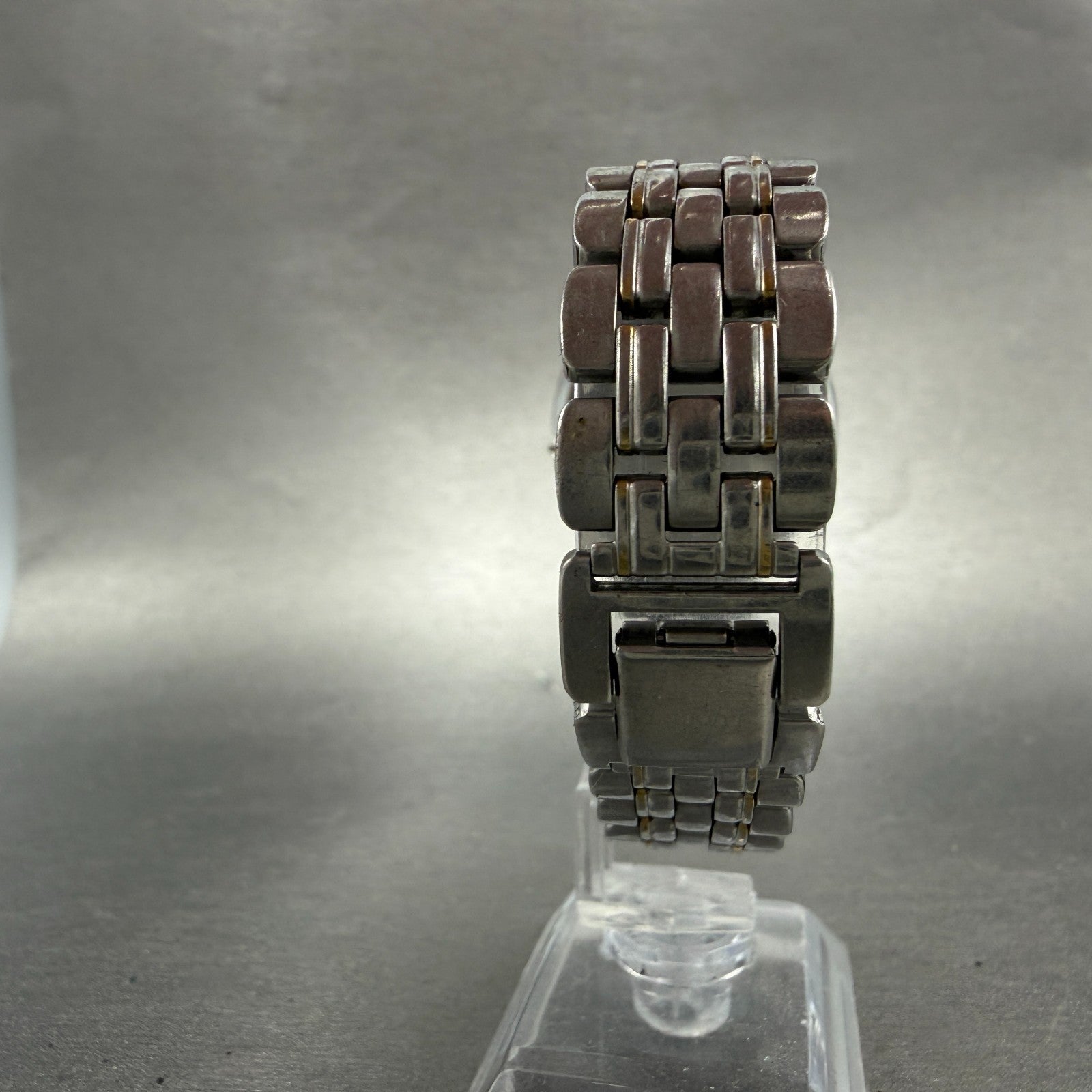 Seiko Lucent Watch Men 33mm White Dial Silver Tone Round 5E21-6E50 PARTS Vintage8