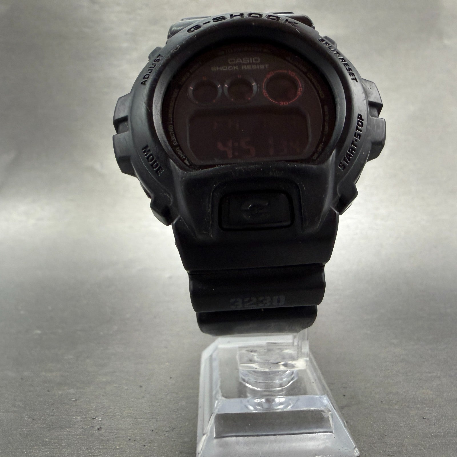 Casio G-Shock DW-6900MS Watch Men 51mm Digital LCD Black Tone Alarm Chrono Works5