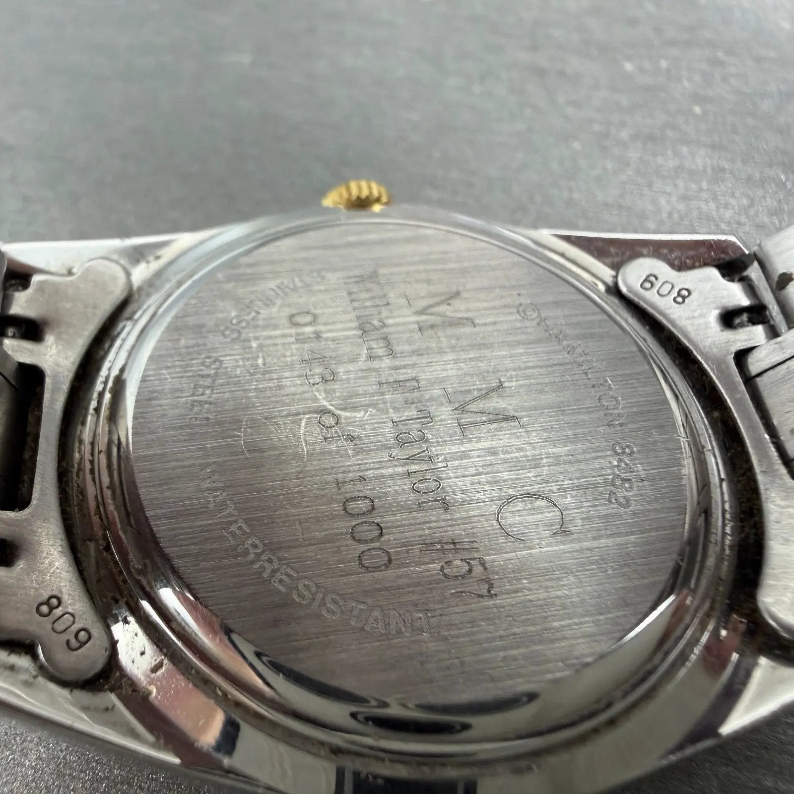 Hamilton Masterpiece Freemason Watch Men Silver Dial Two Tone Date Round New Bat9