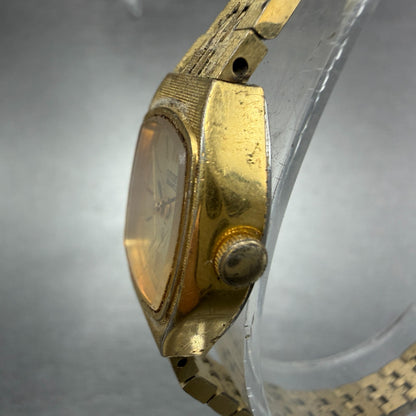 Citizen CQ Watch Women 19mm Champagne Dial Gold Tone 4031-893425 New Battery2