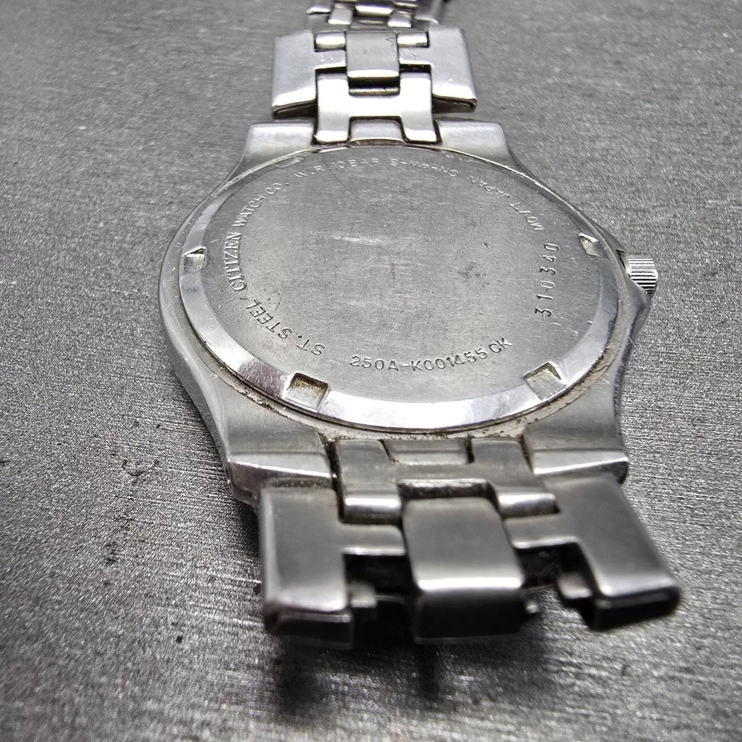 Citizen Watch Men 37mm Blue Dial Silver Tone Daydate Round 250A-K001455 PARTS17
