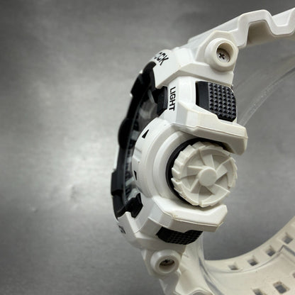 Casio G-Shock GA-400 Watch Men 52mm White Black Alarm Chrono Ana Digi New Batt3