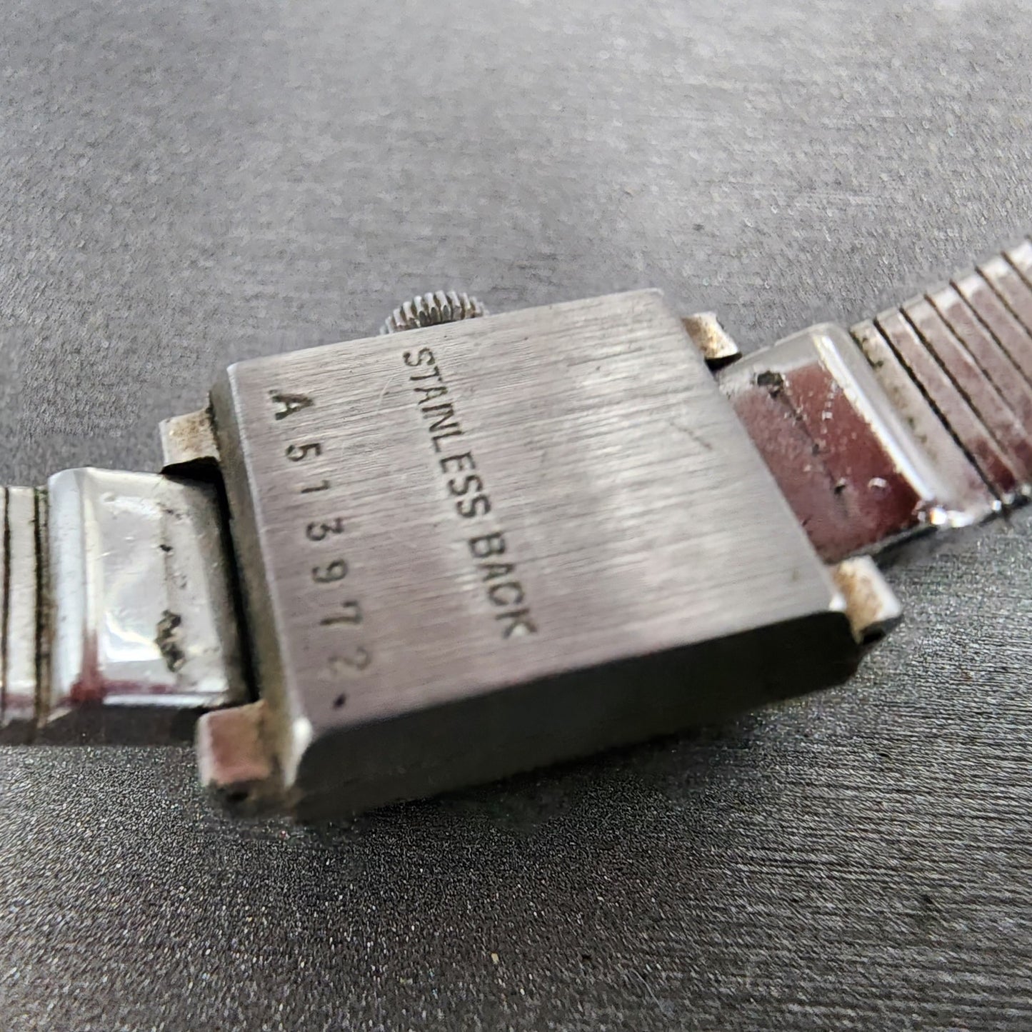Rado Tank Watch Women 16mm Green Dial Silver Tone Rectangle Manual Wind Runs VTG9