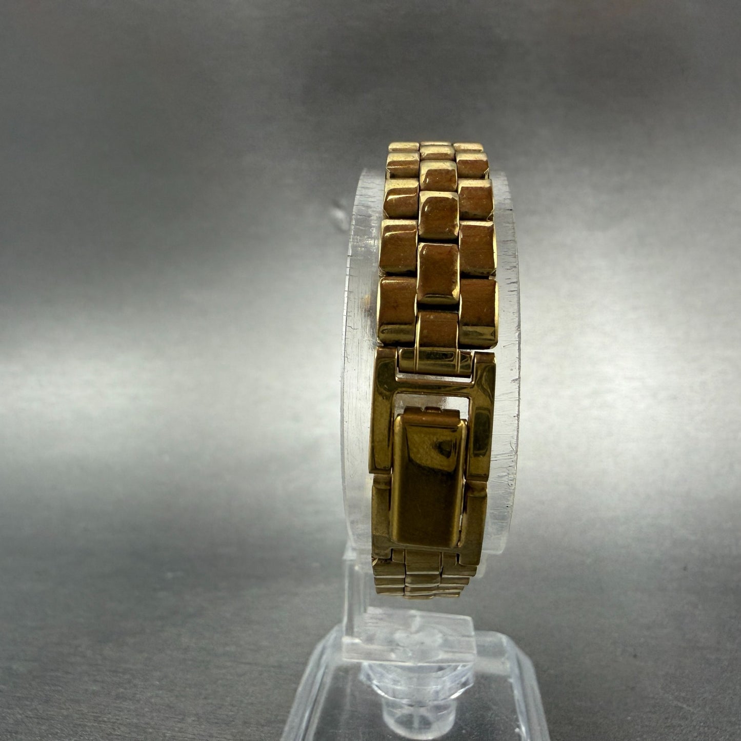 Seiko Watch Women 16mm Champagne Dial Gold Tome Oval 4N00-5030 New Battery7