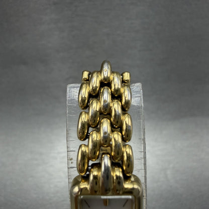 Citizen Tank Watch Women 13mm MOP Dial Gold Tone Rectangle 5421S036505 NewBattA4