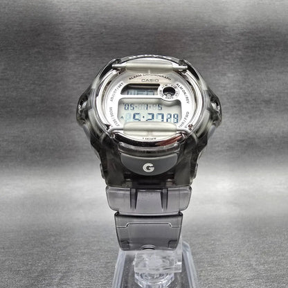 Casio Baby-G BG-169R Watch Women 42mm Silver Gray Chrono Alarm Round New Battery5