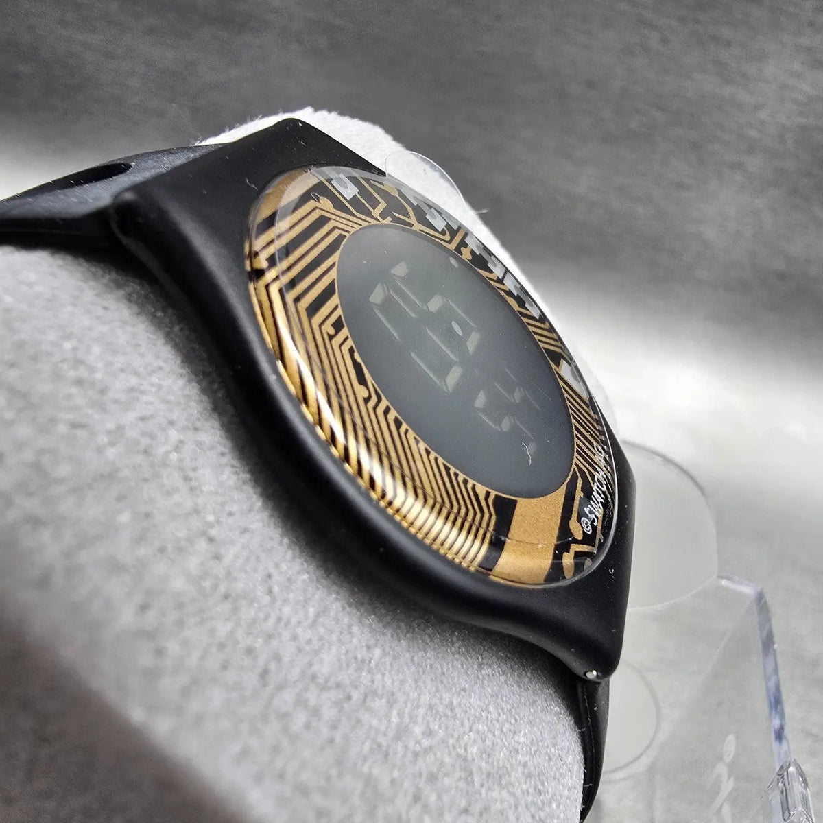 Swatch Digital James Bond A View To A Kill Watch Men 34mm SIB101 New Battery NOS3