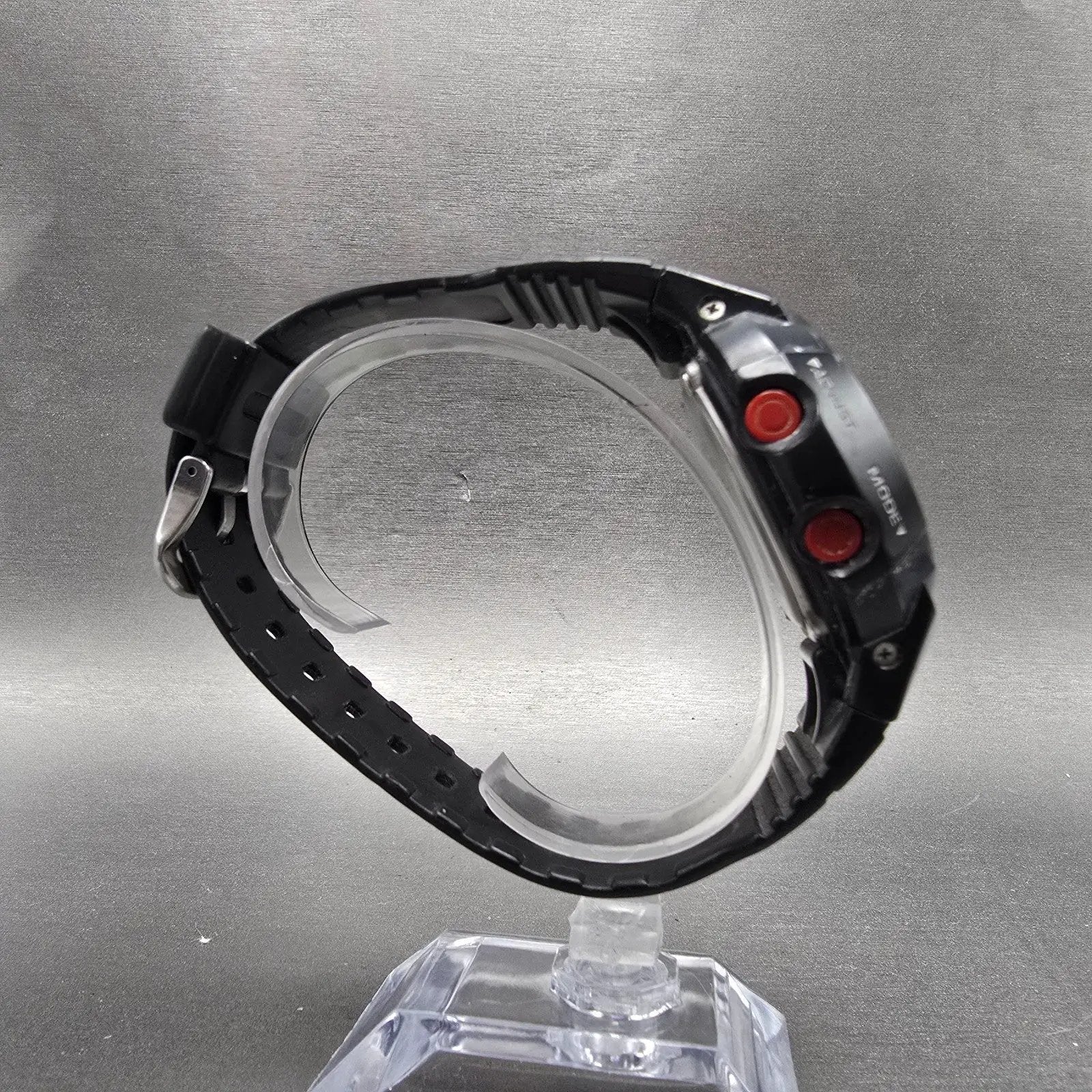 Casio G-Shock AWG-500J Watch Men 48mm Black Dial Black Alarm Chronograph Solar9
