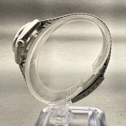 Citizen CQ Watch Women 25mm Blue Dial Silver Daydate Round 4-751435K New Battery6