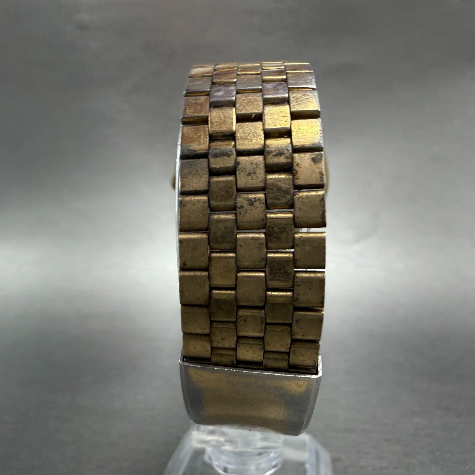 Seiko SQ Watch Men 36mm Champagne Dial Gold Tone Daydate 7546-8329 PARTS VTG8