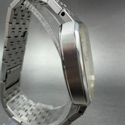 Seiko watch Men 32mm Champagne Dial Silver Tone Date 5855-5010 PARTS Vintage4