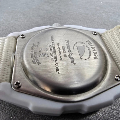 Freestyle Shark Watch Men 38mm White Dial White Water Octagon New Battery9