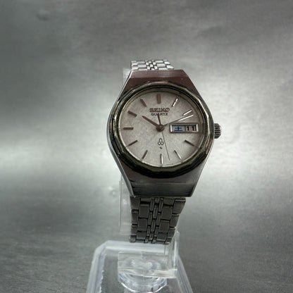 Seiko Watch Women 24mm Silver Dial Silver Tone Daydate 7903-0060 New Battery5