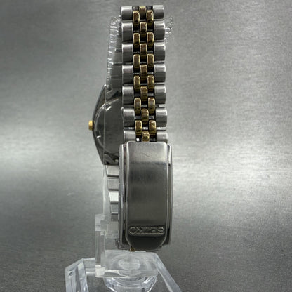 Seiko Watch Women 25mm White Dial Two Tone daydate Round 7n830041 New Batt AB567