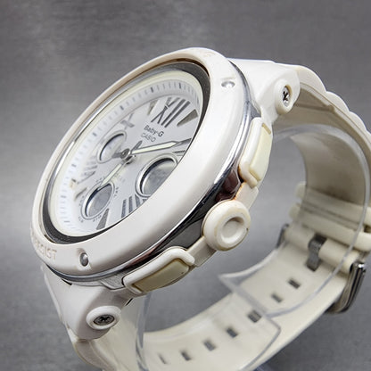Casio BabyG BGA152 Watch Women 43mm White Analog Digital Alarm New Battery2