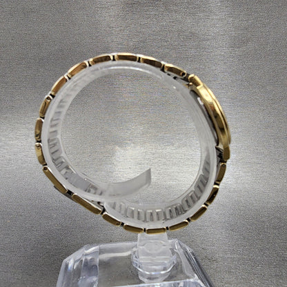 Yves Saint Laurent Watch Women 24mm Black Dial Two Tone Round 2200-229789 PARTS