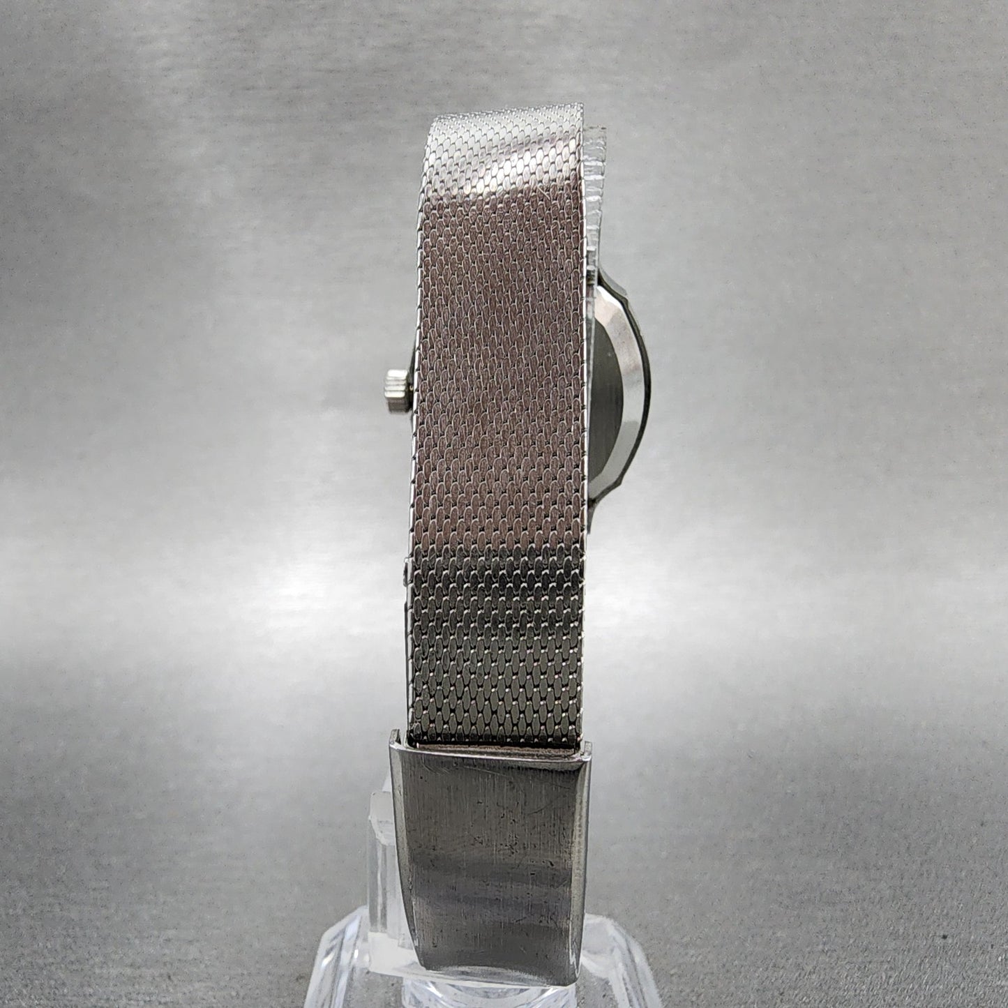 Citizen Automatic Watch Women 26mm Silver Dial Silver Tone Rectangle Runs VTG8