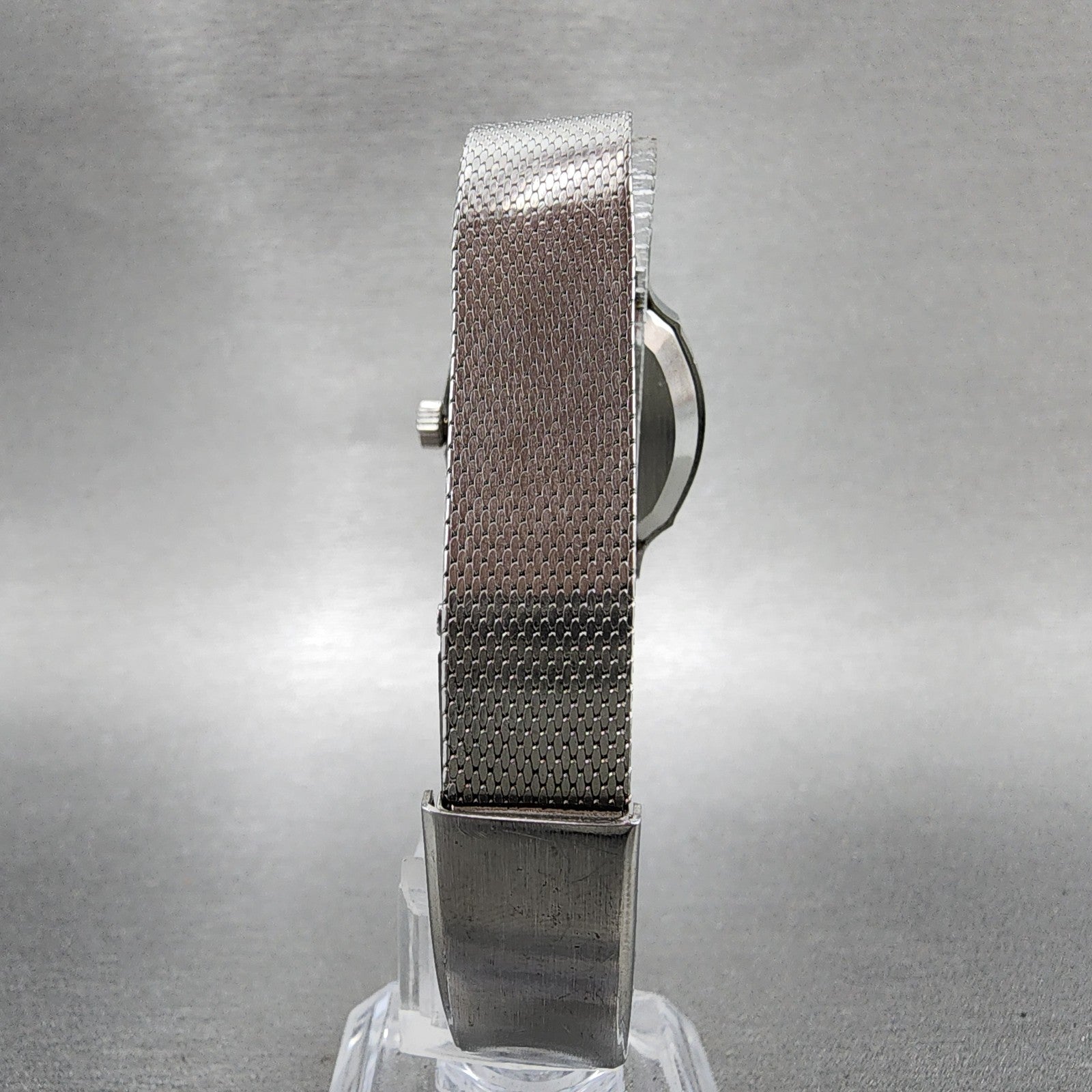 Citizen Automatic Watch Women 26mm Silver Dial Silver Tone Rectangle Runs VTG8