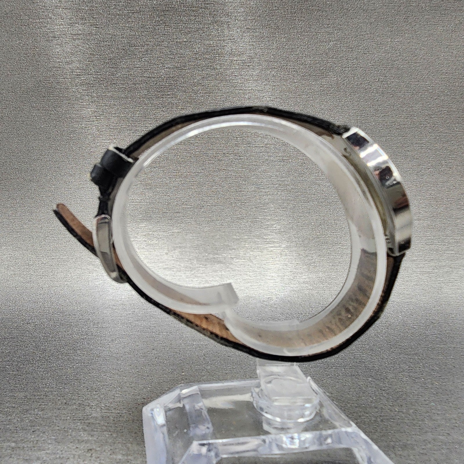 Movado Allia Watch Women 26mm Black Dial Silver Tone Round 0604461 New Batt8
