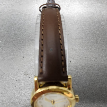 Citizen Fill Watch Women 22mm Silver Dial Gold Tone Oval New Battery4