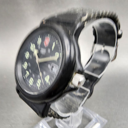 Victorinox Swiss Army Renegade Watch Men 38mm Black Dial Black Tone Date NewBatt2