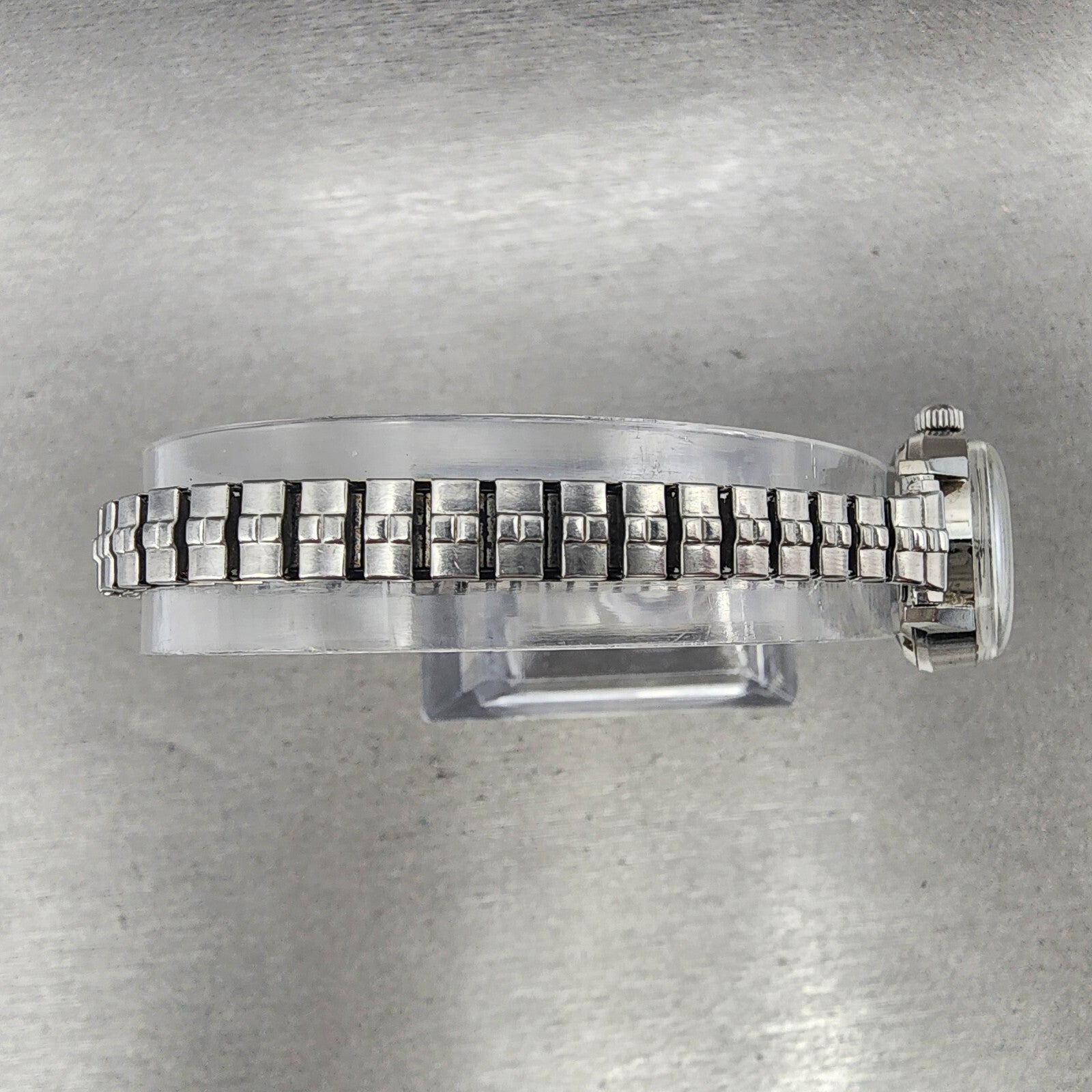 Omega Ladymatic Watch Women 21mm Silver Dial Steel Date Automatic Runs 566.0029