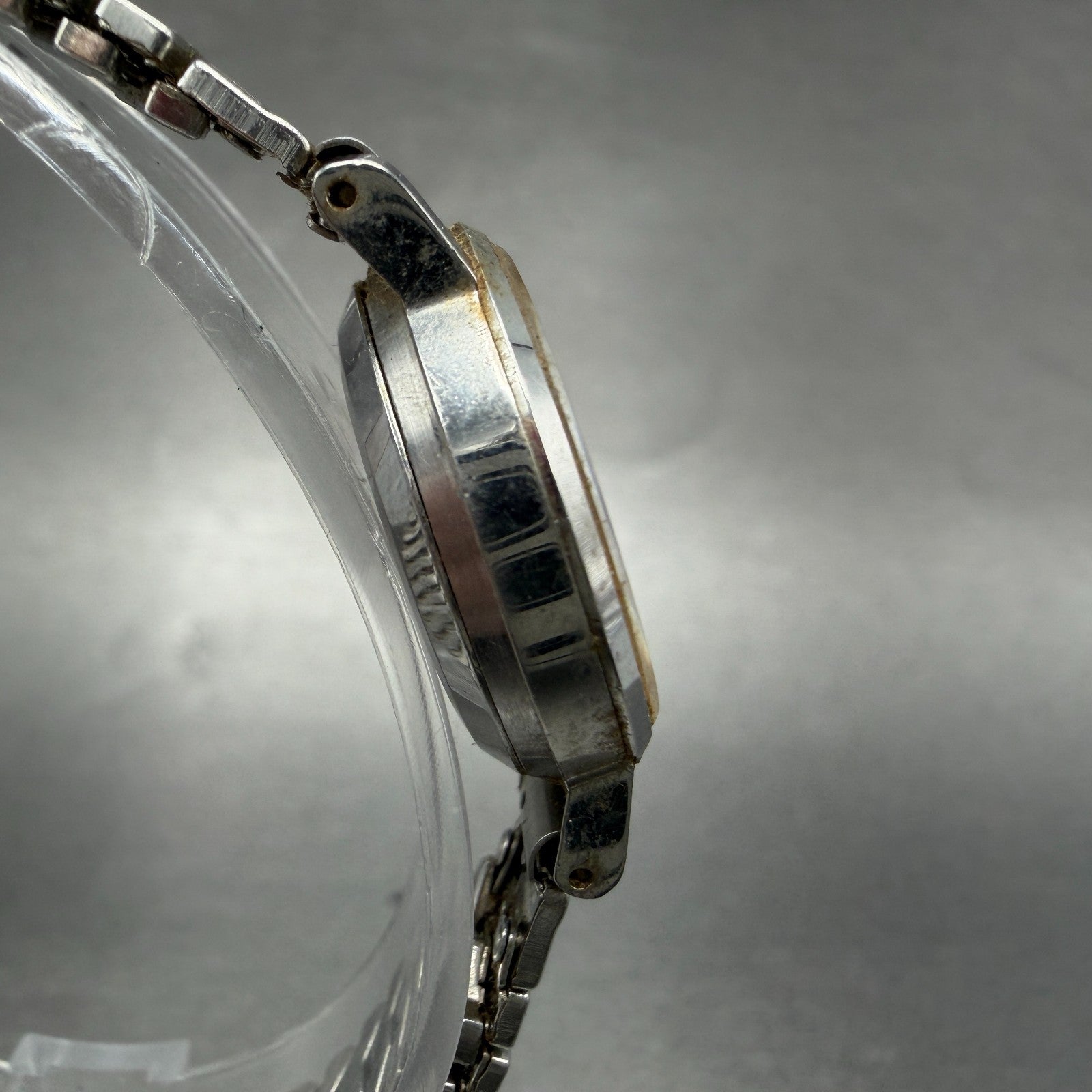 Seiko Watch Women 24mm White Dial Silver Tone Round 43-0070 New Battery Vintage3
