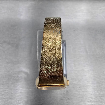 Seiko Watch Women 22mm Gold Dial Gold Tone Oval 43-3120 New Battery Vintage4