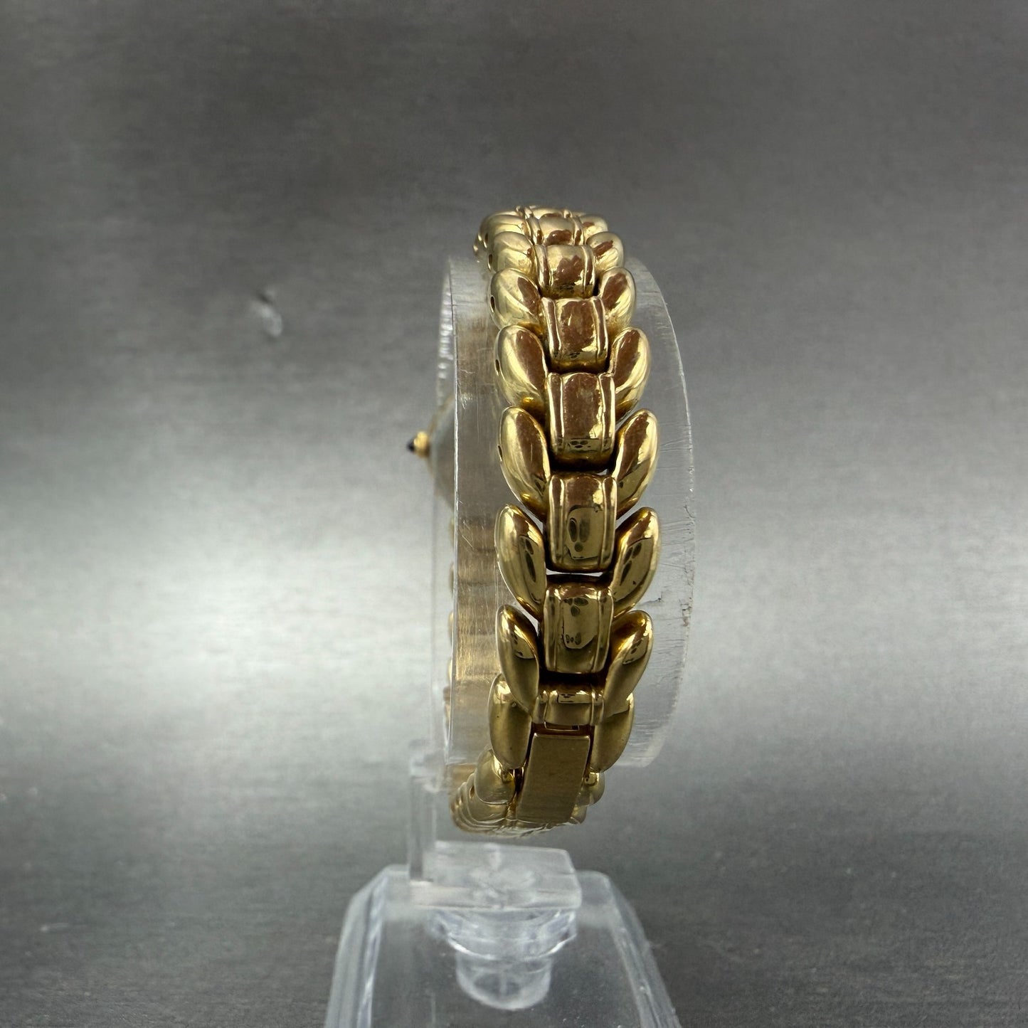 Seiko Watch Women 16mm Pink Dial Gold Tone Vintage 2E20-7059 New Battery7