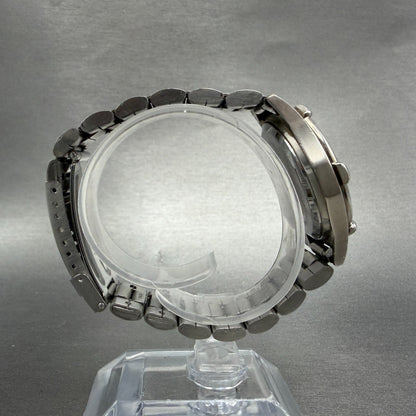 Wenger Watch Men 36mm White Dial Silver Tone Date Round PARTS Vintage9