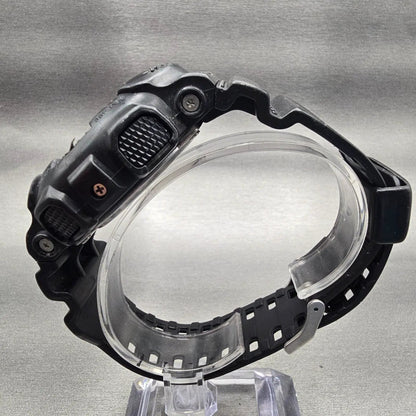 Casio G-Shock GD-100 Watch Men 51mm Black Dial Black Alarm Chrono New Battery6