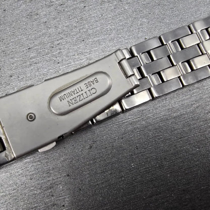 Citizen Bracelet Men 18mm Titanium For H501-S011060 READ!!!!!! Tri Folding Clasp15